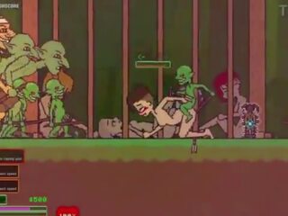 Captivity &vert; tahap 3 &vert; telanjang perempuan survivor perkelahian dia cara melalui penuh gairah goblins tapi fails dan mendapat kacau keras menelan liters dari air mani &vert; animasi pornografi permainan gameplay p3