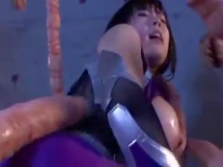 Huge freaky tentacle fucks big Titty asian dirty film vid hooker wet puss